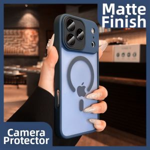 DAIMANG | Matt Anti-fingerprint Magnetic Drop-Resistant Phone Case black
