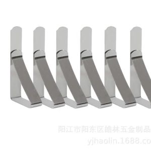 Stainless Steel Anti-Slip Tablecloth Clips Non-slip Tables Cover Securing Clamps Clip Wedding Camping Promenade Table Cover Clip