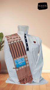 Sorban Yaman Hitam Batik Kashmiri | Sorban Habib Umar Bin Hafidz | Sorban Tarim Hadramaut Rayon Adem