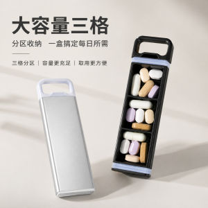 Pill Reminder Portable Medicine Box 3 Sections