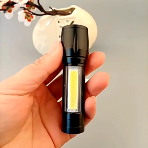 Senter Mini Zoom Senter Police LED COB / Senter Mini Zoom Senter Police LED COB Murah