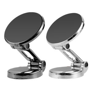 Magnetic Car Phone Holder 360 Rotation Magnet GPS Support Adjustable Angle Car Instrument Desk Support for All Phones