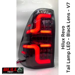 TOYOTA HILUX REVO 2015 V7 LED Sequential (SCAN LIGHT) Rear Tail Lamp (SMOKE)