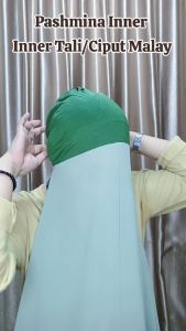 PASHMINA INNER 2in1 WITH INNER CIPUT TALI PASHMINA 2in1 WITH INNER BASIC TALI