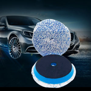 SEAMETAL 3/5 Inches Car Waxing Polishing Paint Care Buff Pads Microfiber Wax Applicator Cleaning Tools