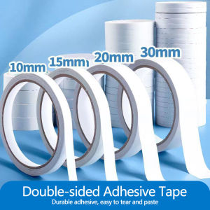 10 Meters Per Roll Double Sided Adhesive Tape Paper / Ultra-thin Supper Strong Cotton Double-sided Tape