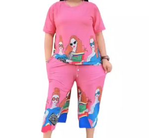 MUSHOP ADULT TERNO SQUAREPANTS FREESIZE OR ONE SIZE FITS UP TO SIZE XL FABRIC IS COTTON SPANDEX