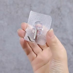 Bộ 10 Móc Dán Treo Đồ Chịu Lực Dính Chắc Chống Nước - 100style