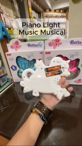 Unicorn Butterfly Electronic Organ Piano Light Music Musical Toy for Infant Baby Whac-A-Mole Game Educational Toys