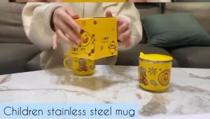 Sky Dream - Children 304 stainless steel Mug for Kid Cup 300ml Animal Cartoon Water Cup / Cawan Cartoon Comel Kanak-Kanak