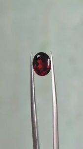 9 x 7 มิล ไข่ โกเมน พลอย Garnet Natural (A292) ก้นนูน พลอยดิบ ซึ่งไม่เผา ธรรมชาติแท้ 100% คุณสมบัติของอัตรา ไม่ต้องผ่าตัด