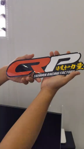Pinch Motorcycle Sticker - CRP Taiwan Racing Factory 29x8cm (11.5 inch)