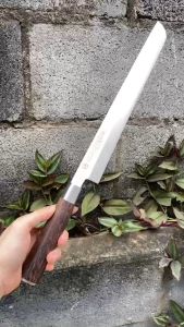 Dao nhà bếp dao thái lọc thịt cá sashimi dài 42cm lưỡi vát dày cán gỗ không thấm nước chuẩn Nhật