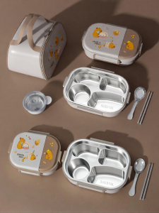 WANGLIMIAO | Insulated Partitioned Lunch Box