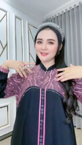 Gamis Wanita Safika Katun Twill Mix Tille