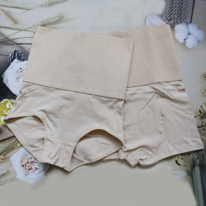 Belly Contracting Hip Lifting Warm Belly Waist-Controlled Base Safety Underwear One-Piece Corset Triangle Flat Womens High Elastic Body Shaping Seamless
