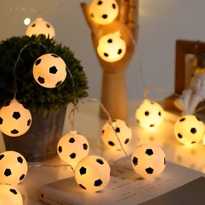 ไฟตกแต่ง led ไฟตกเเต่งห้องฟุตบอล ประดับเต้นท์ ตกแต่ง ห้องนอนไฟตกแต่ง ตกแต่งผับ บาร์ร้านอาหารธีมฟุตบอลมี2รุ่นแบบใส่ถ่านและเสียบไฟบ้าน