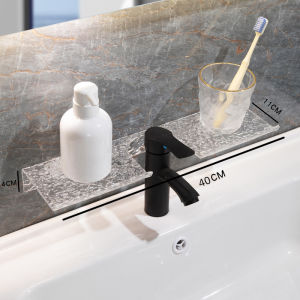 Water Wave Storage Organizer Mirror Bathroom Shelf