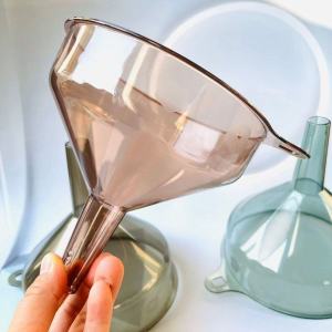 Thiết Bị Phun Nước Bằng Nhựa Dày Mới Miệng Rộng Cỡ Lớn Trong Suốt Dùng Để Nấu Ăn Dụng Cụ Pha Chế Rượu Rót Lỏng Hình Nón