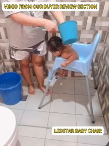 Baby High Chair with Adjustable Height and Removable Legs (with 4 free wheels)