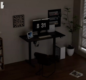 [COD] 47-55-63 inch electric standing desk single motor desk height adjustable standing desk laptop desk adjustable desk 120cm/140cm/160cm rectangular electric desk with wheels