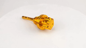 CNC Hexagon Oil Dipstick Filler Cap Aluminum Alloy Plum Blossom Engine Oil Dipstick Universal