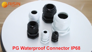 Risin IP68 Connectors PG7 PG9 PG11 PG13.5 PG 16 Plastic Junction Box Cable Gland