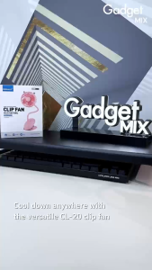 Gadget MIX Diginut CL-20  2000mAh Goose Neck Clip Fan/Stroller/Portable Fan/USB Rechargeable Digi Nut Fan Mixing Machine Technology Gadgets Gadgets Pickup Guns Gadgets Machine A Donut - Lazada