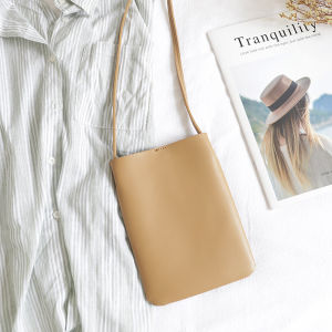 กระเป๋าถือทรงถังหนังนิ่มสไตล์เกาหลีขนาดเล็กสำหรับผู้หญิง กระเป๋าสะพายไหล่ข้างเดียวสำหรับเดินทางและช้อปปิ้ง กระเป๋าใส่โทรศัพท์มือถือ