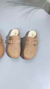 Giày Đế Bệt Dễ Phối Thường Ngày Cổ Điển Thời Trang Nữ Giày Xỏ Chân Lười Độn Cao Mẫu Mới Mùa Hè