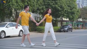 Áo polo nam YODY vải cafe phối nẹp áo thun nam có cổ chất liệu cafe tự nhiên chống tia UV thoáng mát APM3635