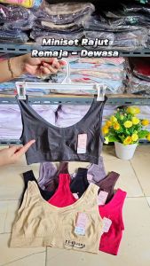 Miniset Rajut Remaja Dewasa FF Huang | Mini Set Lentur Elastis Bahan Spandex