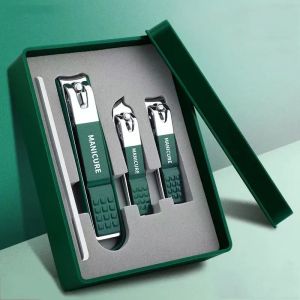1 Pcs Or 4Pcs Nail Clippers Set Manicure & Pedicure Beauty Tool Stainless Steel Splash-proof Nail Clipper Set for Fingers & Toes