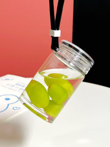 Cốc Thủy Tinh Di Động Chịu Nhiệt Độ Cao Đơn Giản Cốc Nước Pha Cà Phê Sữa Cốc Nước Có Nắp Phong Cách Hàn Quốc Cốc Thủy Tinh Trong Suốt