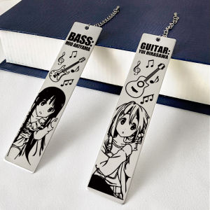 Manga Metal Bookmarks Anime Cartoon Character Pencil Sharpener Keychain Personality Pendant Virtual Two-Dimensional Collectibles