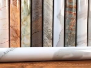 home 40cm*5m Waterproof Marble Wall Stickers Cupboard Table Countertop Furniture Renovation Sticker Kitchen Self Adhesive Oil proof Wallpaper