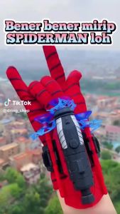 LAKOE Mainan Anak Sarung Tangan Spiderman hero Spider Mainan Super Hero Anak
