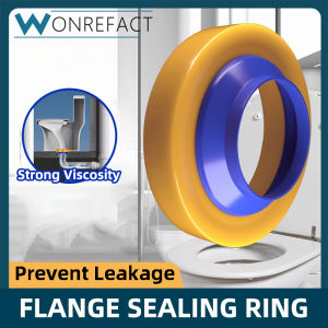 Flange Toilet Gasket Anti-leakage and anti-odor High sealing Extra Thick Toilet Wax Ring Kit Re seat Fits 90-100mm Waste Line