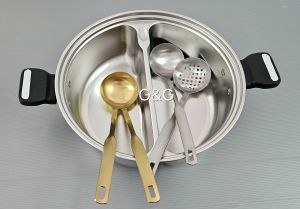 กระบวย hotpot สุกี้ 3นิ้ว สแตนเลสอย่างดี ที่ตักซุป