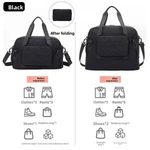 MIRUIDUO | Foldable Expandable Fitness Bag for Women Large Capacity Lightweight Carry-On Bag