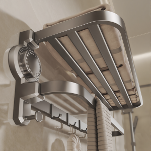 B&W | Multifunctional Towel Storage Shelf