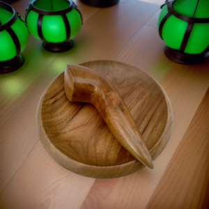 Cobek dan Ulekan Satu Set Terbuat dari Kayu Jati