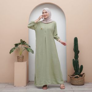 Pakaian Wanita Dress Gamis Long Daily