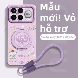 GGUU | Vỏ Bảo Vệ Toàn Bộ Có Dây & Đế Quay cho Redmi K90 K80 K70