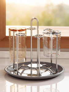 BANGJIE | Dish Draining Stainless Steel Cup Rack