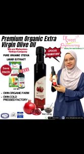 DR SWEET PURE ORGANIC POMEGRANATE EXTRACT / EKSTRAK BUAH DELIMA / PATI DELIMA 250ML
