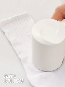 เครื่องตัดขุยผ้า ที่ตัดขนผ้า ที่ขจัดขุยผ้า เครื่องกำจัดขุยแบบชาร์จไฟได้ช่วยขจัดขุยออกจากเสื้อผ้า