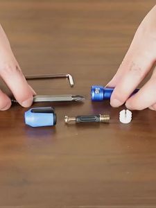 Dụng Cụ Giữ Mũi Khoan Từ Tính Có Thể Điều Chỉnh Độ Sâu Dùng Cho Máy Khoan Đầu Lục Giác 1/4 Inch Dụng Cụ Bắt Vít Thạch Cao Kèm Đầu Nối Mũi Khoan Cho Việc Chế Biến Gỗ