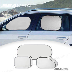 SEAMETAL Car Sun Shade UV Protector Reflective Fabric Car Window Sunshade Front Rear Back Window Sun Visor Summer Protection