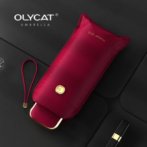 LORDWEY | OLYCAT Fifty Percent Mini Pocket Vinyl Manual Sunshade Umbrella Sunscreen Portable Uv Protection Umbrella Travel Out An Umbrella